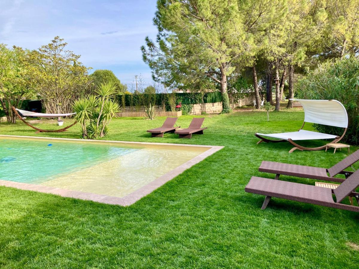 Le Patio, Chambres D Hotes Pour Adultes En Camargue, Possibilite De Naturisme A La Piscine, Aimargues Luaran gambar